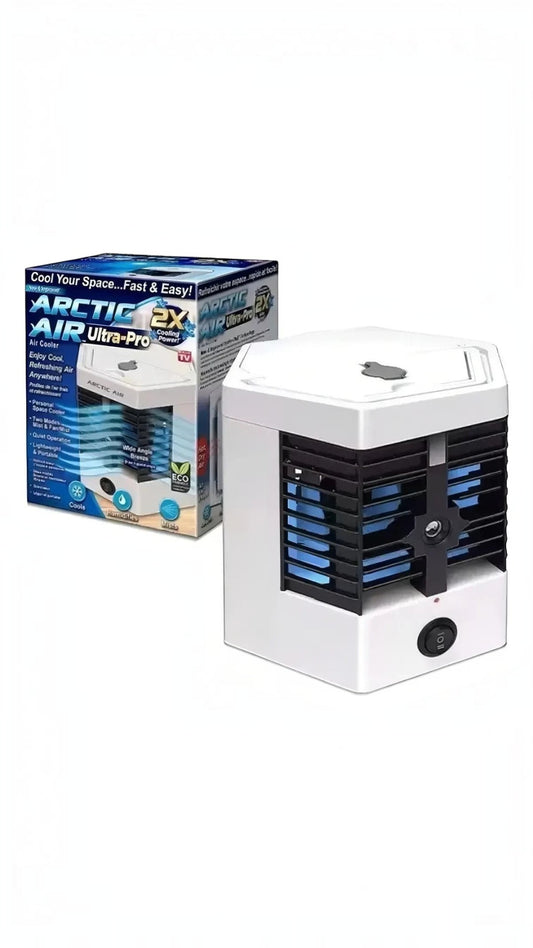 Enfriador de aire personal Castor UP Arctic Air Ultra-Pro blanco con rejilla ajustable y humidificador integrado